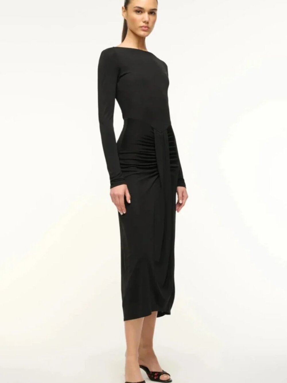 Staud Gres Long Sleeve Dress - Picture 3 of 8